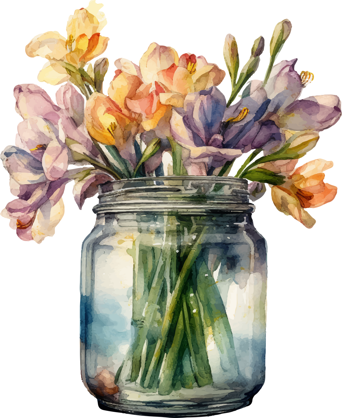 freesia-illustration